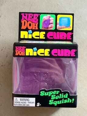 Schylling NeeDoh Nice Cube 2.25" Purple